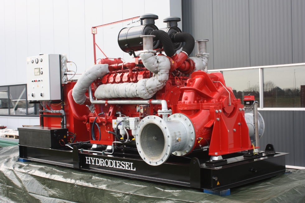 Skid Mounted Fire Water Pump Set Hydrodiesel