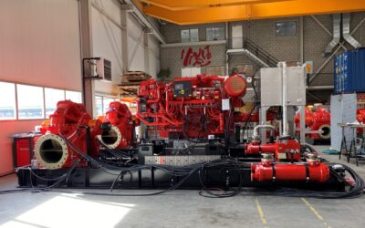 Start assembly new offshore Fire Water Pump System FPSO