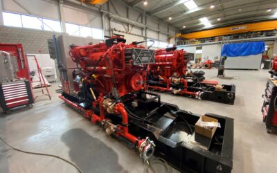 Start assembly of another offshore Fire Water Pump system FPSO